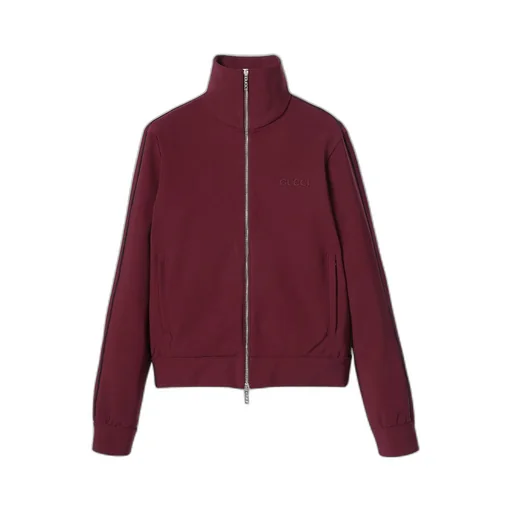 Technical jersey zip jacket