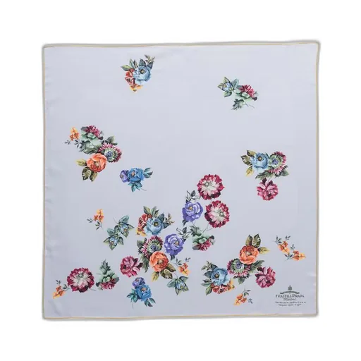 Printed twill scarf