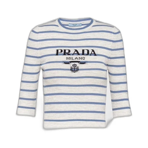 Superfine wool crew-neck sweater