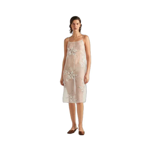 Embroidered organza dress