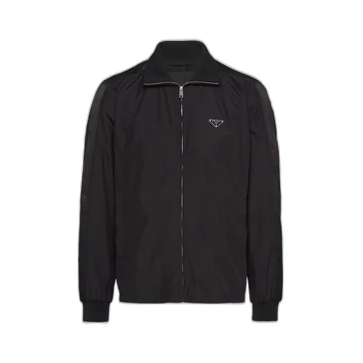 Silk blend blouson jacket