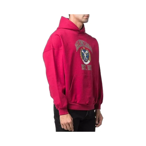 Est. 1917 College Logo Print Hoodie Wide Fit