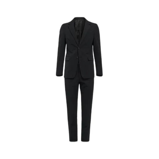 Technical fabric single-breasted suit