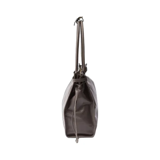 Large leather handbag