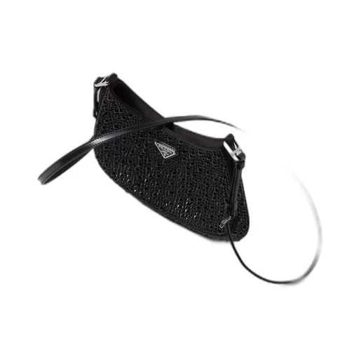 Prada Cleo satin bag with crystals