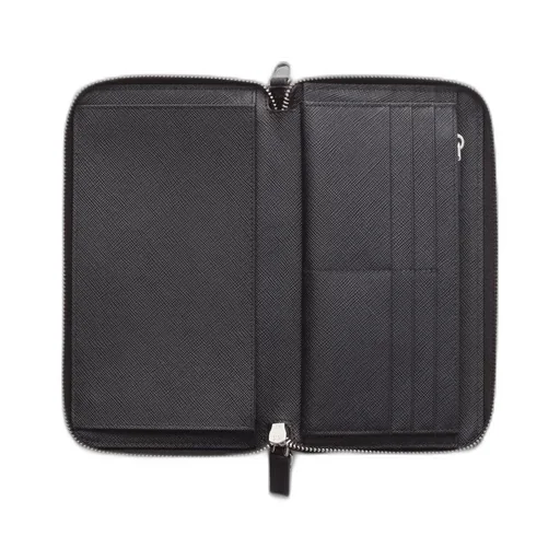 Saffiano leather document holder
