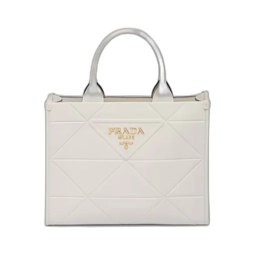 Small leather Prada Symbole bag with topstitching