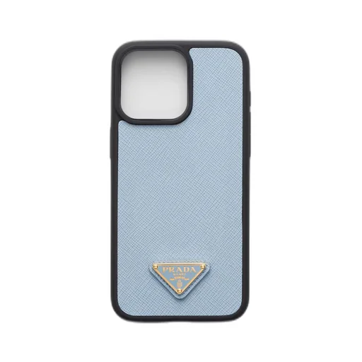 Saffiano leather cover for iPhone 15 Pro Max