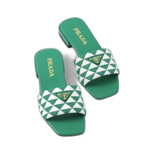 Embroidered fabric slides