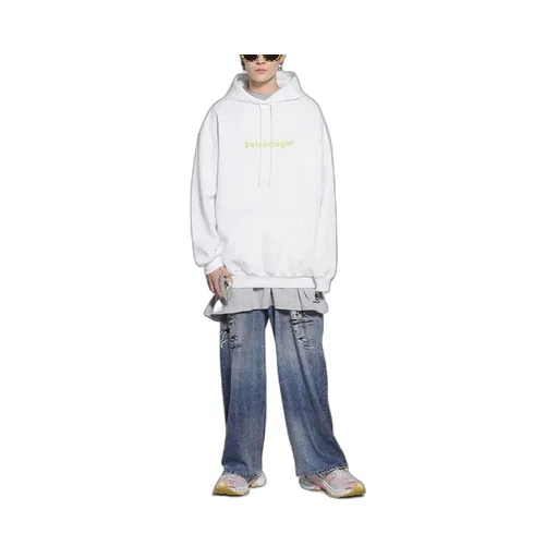 Copyright Logo Print Medium Fit Hoodie