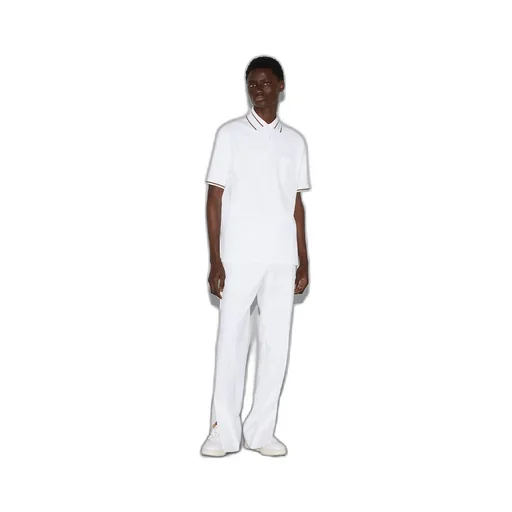 Cotton piquet polo shirt with Web