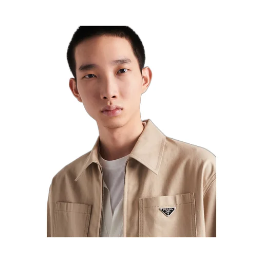Denim blouson jacket