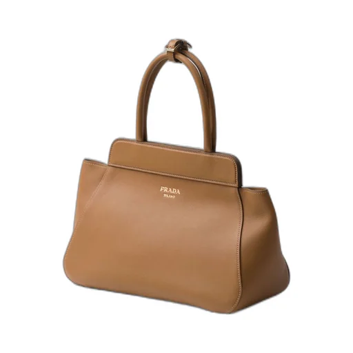 Medium leather tote bag