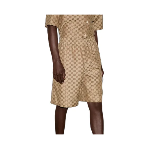GG Supreme linen shorts