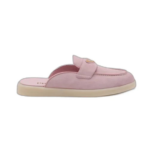 Suede mules