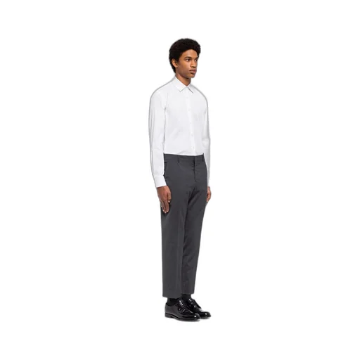 Light stretch wool trousers