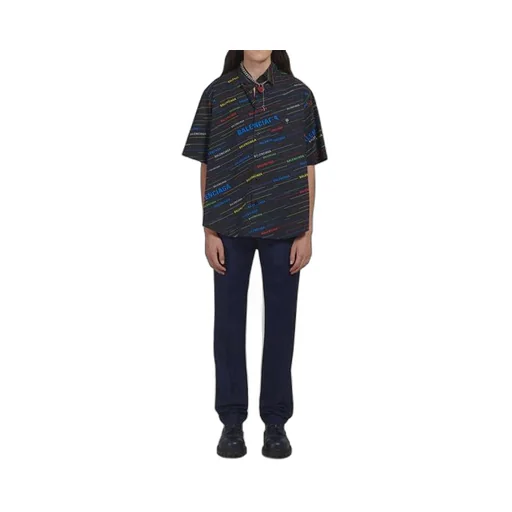 Logo Print Short Sleeve Shirt