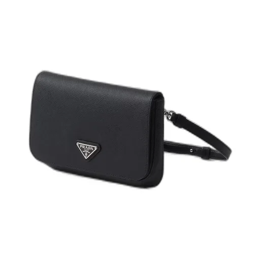 Saffiano leather shoulder bag