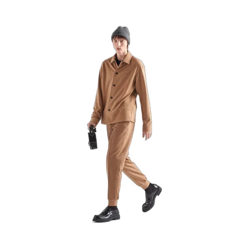 Wool blend shirt