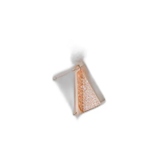 Eternal Gold pendant necklace in pink gold with diamonds and mother-of-pearl