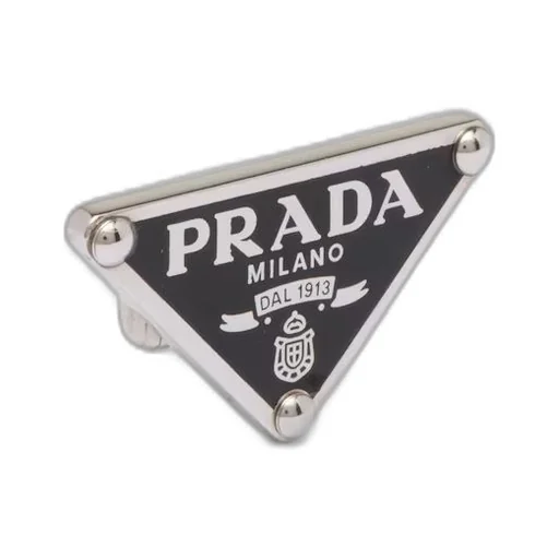 Prada Symbole single left earring