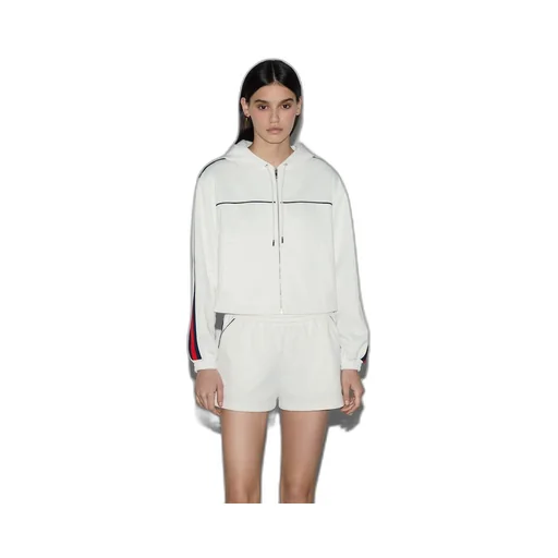 Technical jersey zip jacket with Web
