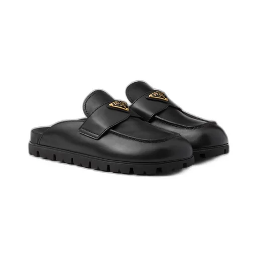 Leather mules