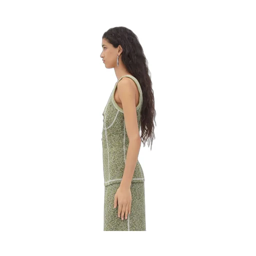 Textured Mouline Cotton Jersey Top