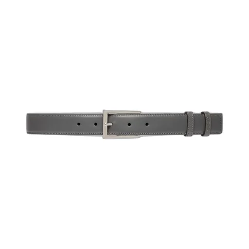 Reversible belt with rectangular buckle