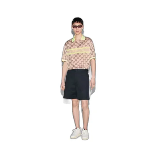 Double cotton twill short with Web