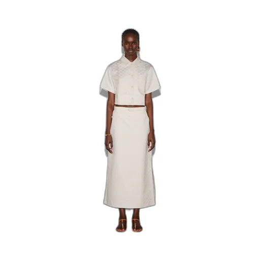 GG cotton gabardine shirt