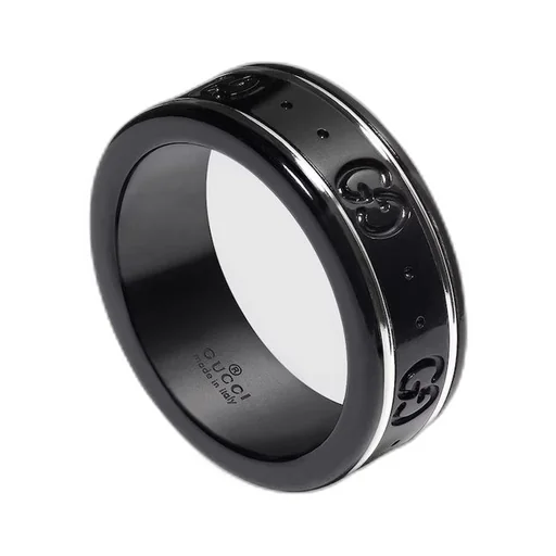 Icon thin band in white gold