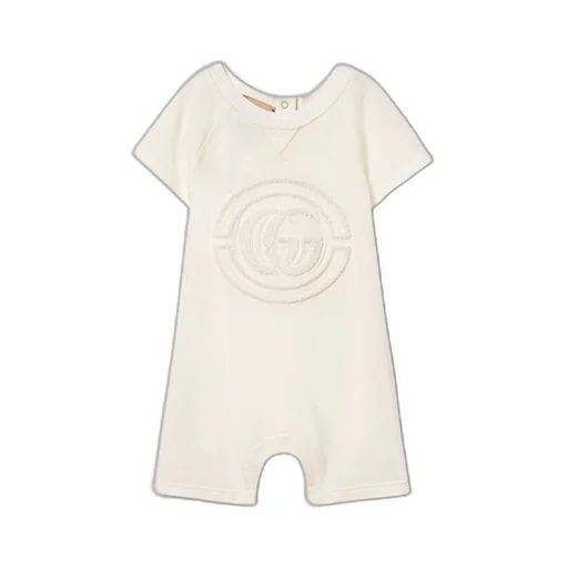Baby cotton one-piece with embroidery