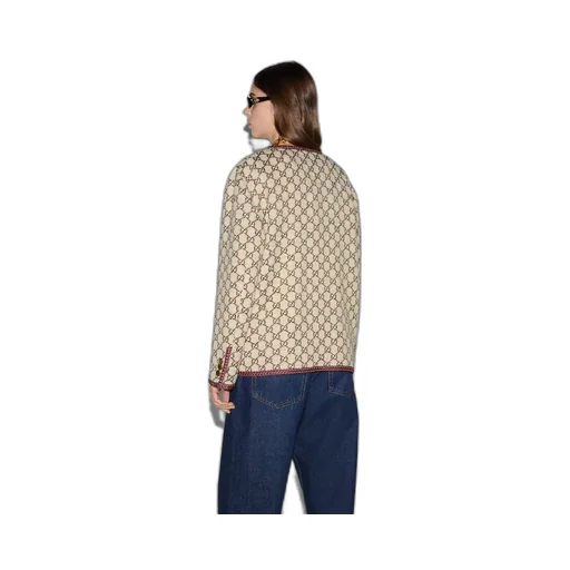 GG cotton tweed jacket