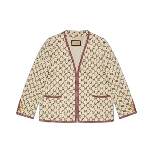 GG cotton tweed jacket