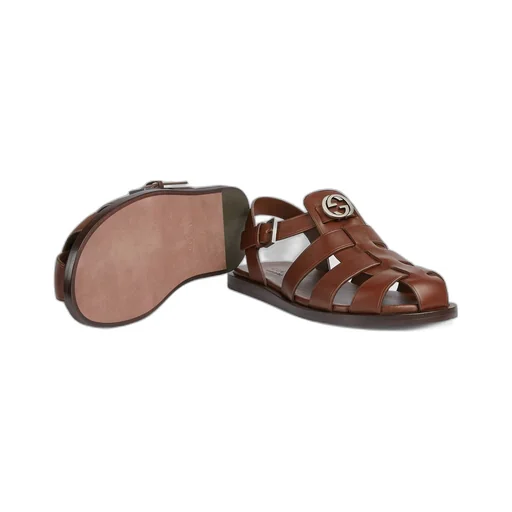 Men's sandal with buckle