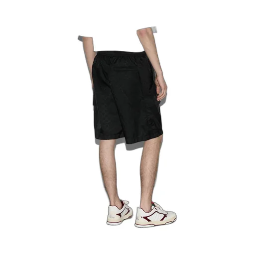 Lightweight GG nylon jacquard short