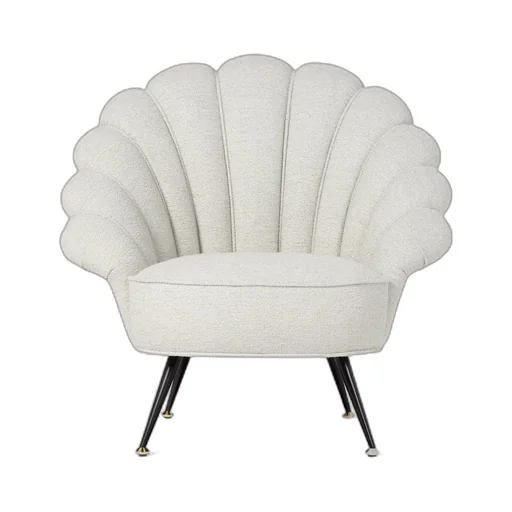Bouclé armchair