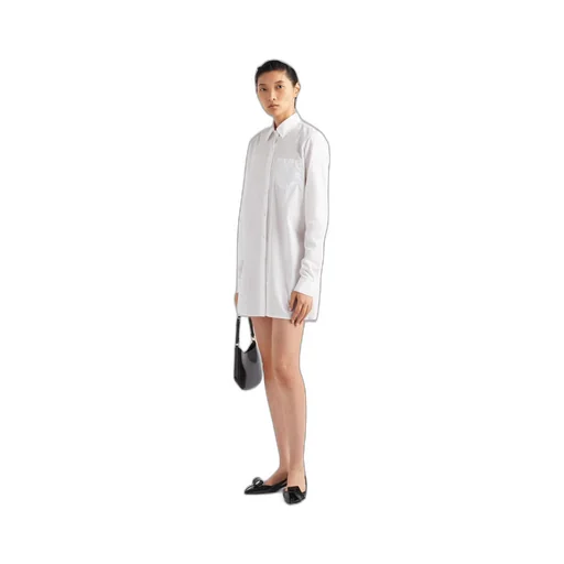 Poplin mini shirtdress