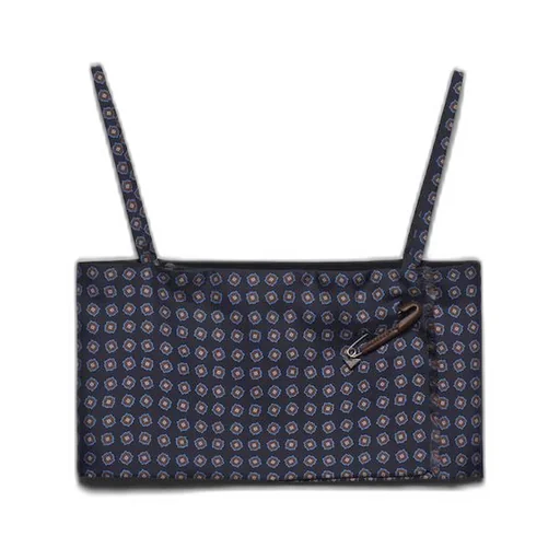 Printed silk twill top