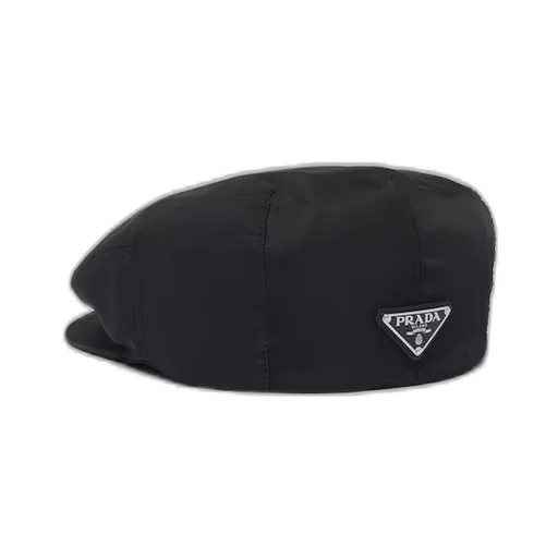 Prada Logo-Plaque Flat Cap