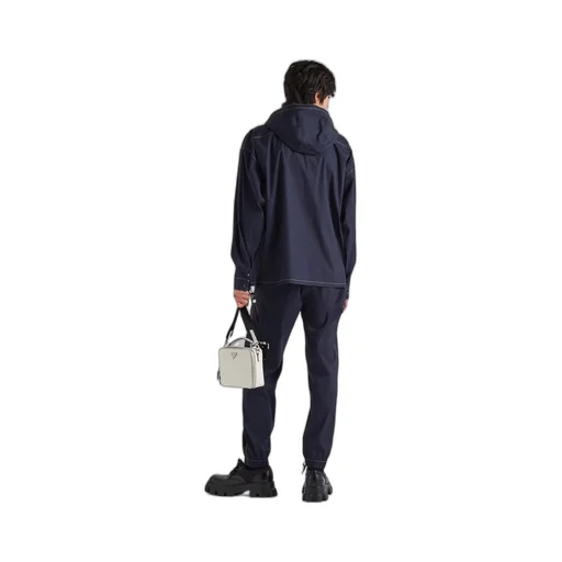 Stretch poplin pants
