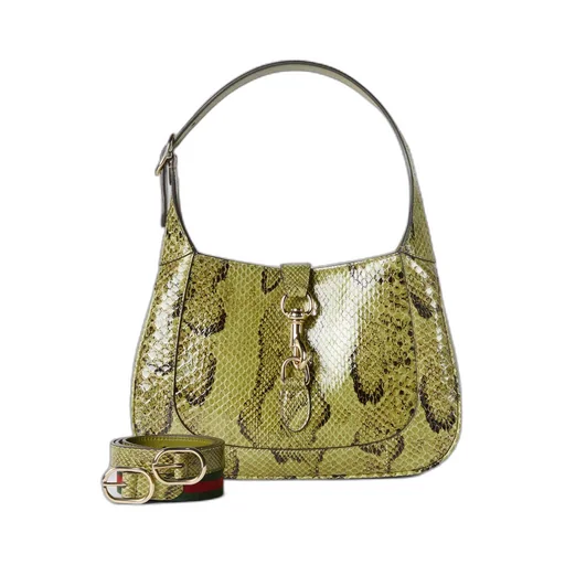 Gucci Jackie python shoulder bag