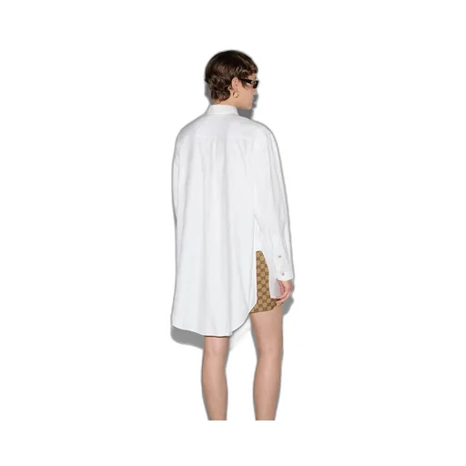 Cotton poplin shirt