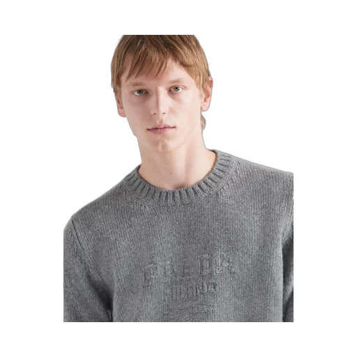 Wool and cashmere crew-neck sweater