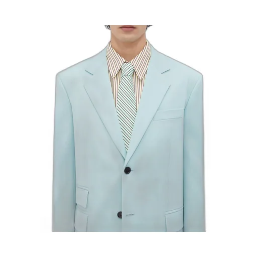 Wool Grain De Poudre Jacket