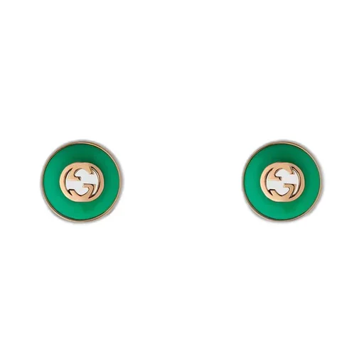 Gucci Interlocking 18k stud earrings