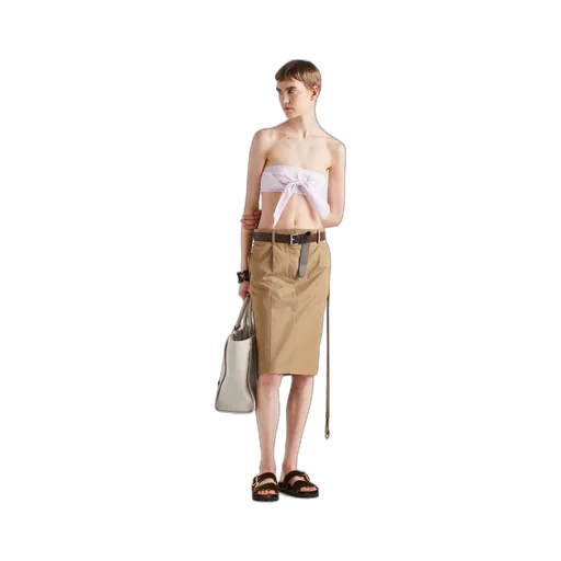 Cotton twill skirt
