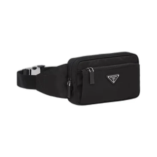 Re-Nylon and Saffiano leather belt bag
