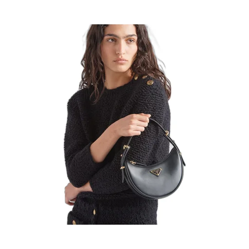 Prada Arqué leather mini shoulder bag
